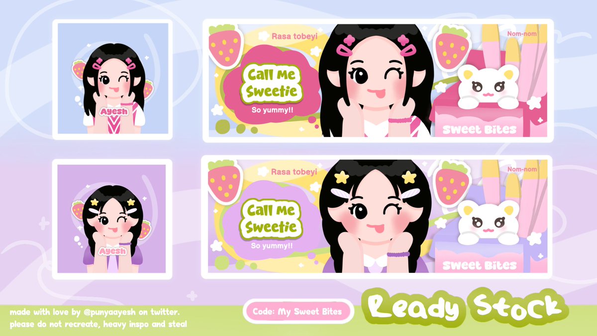 ayesh` layout chibi rs & opreq tweet media