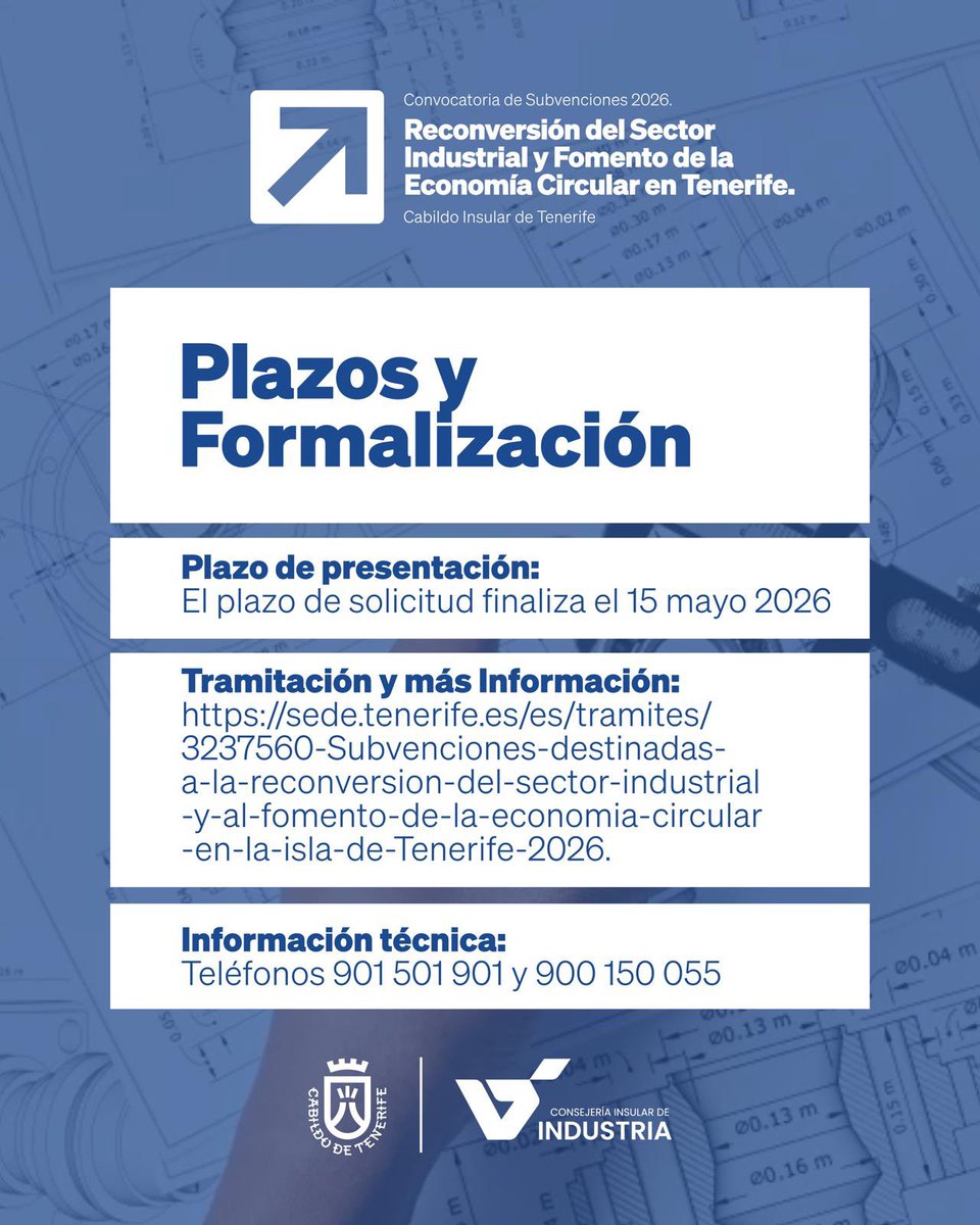 Consejería de Industria del Cabildo de Tenerife tweet media