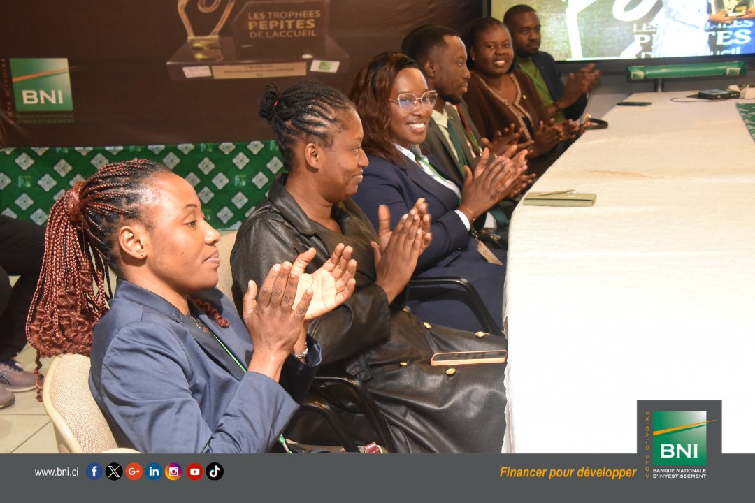 BNI_CI's tweet image. LA BNI CÉLÈBRE SON PRIX DE L’EXCELLENCE EN ÉCOUTE TÉLÉPHONIQUE CLIENT
  #bni #ecoute #client