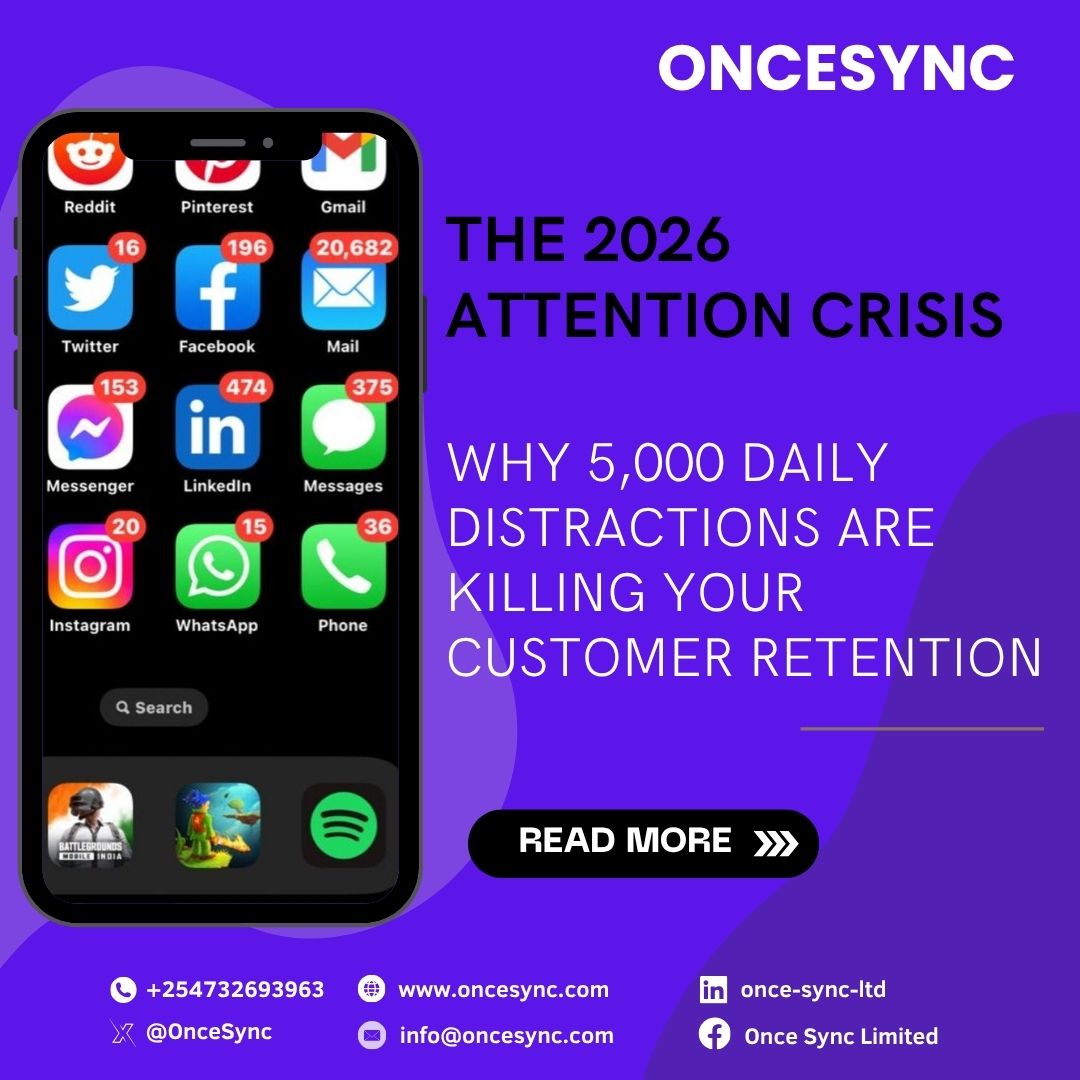 OnceSync's tweet photo. Your customer saw your message. But so did 4,999 other things. In 2026, bad timing isn't just annoying, it's costing you loyal customers. 🔗 Read the full article here → 
https://t.co/NEmZucTlph https://t.co/a47yAxGN8q