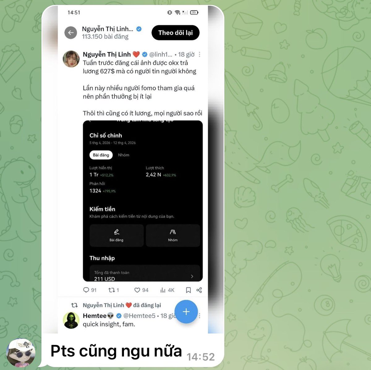 Nguyễn Thị Linh ❤️ tweet media