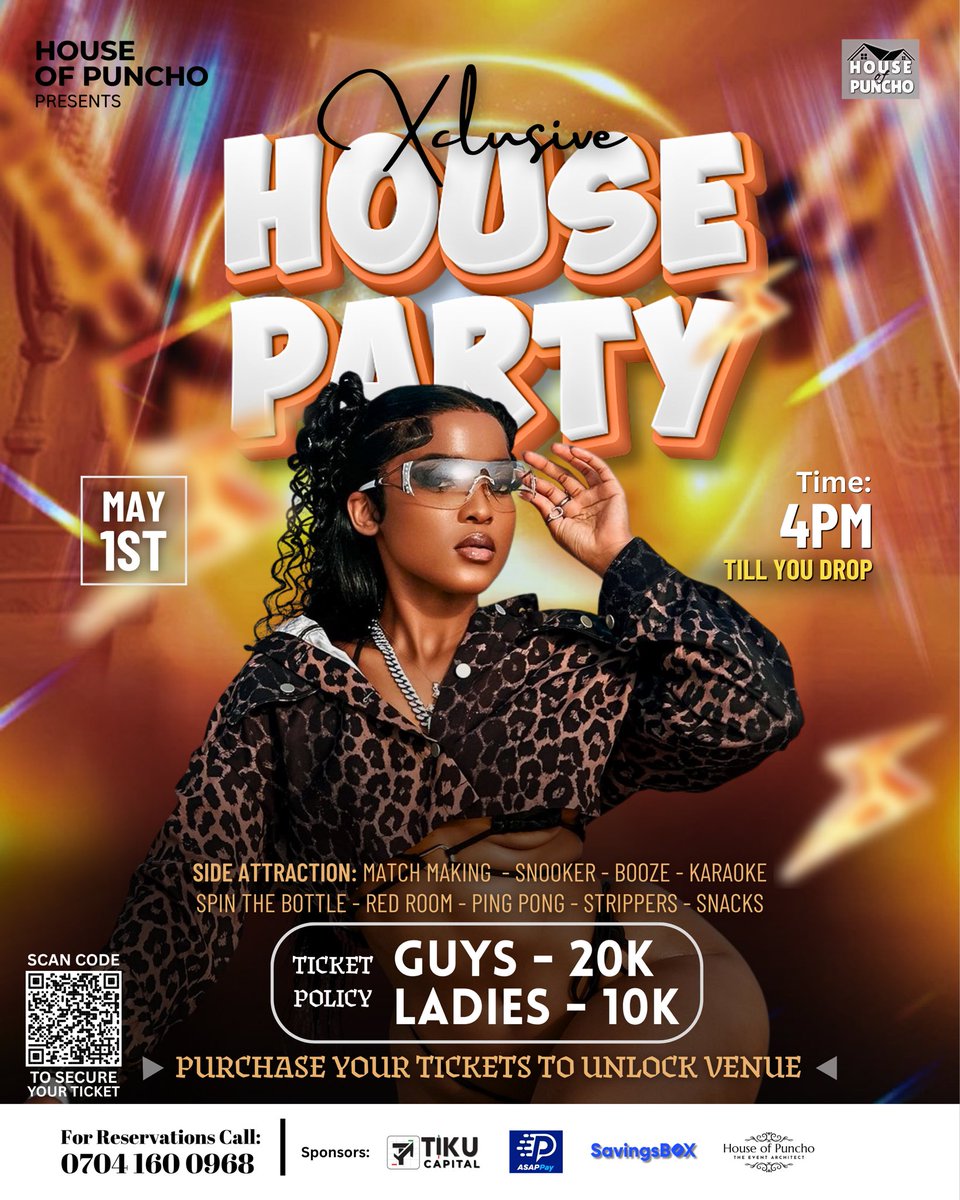 VP_PUNCHO's tweet image. You’ve been to parties. This one’s different.  
House of Puncho: The Link Up.  
Intimate. Loud. Unforgettable.  Friday 1st of may 
Grab your tickets now — no gatecrashers.  pv.rsvp/-puncho-xclusi…
Limited tickets 🎟️ 
#InviteOnly @OloriOfOloris @dolapospov @Itsihcego @SauceKiki