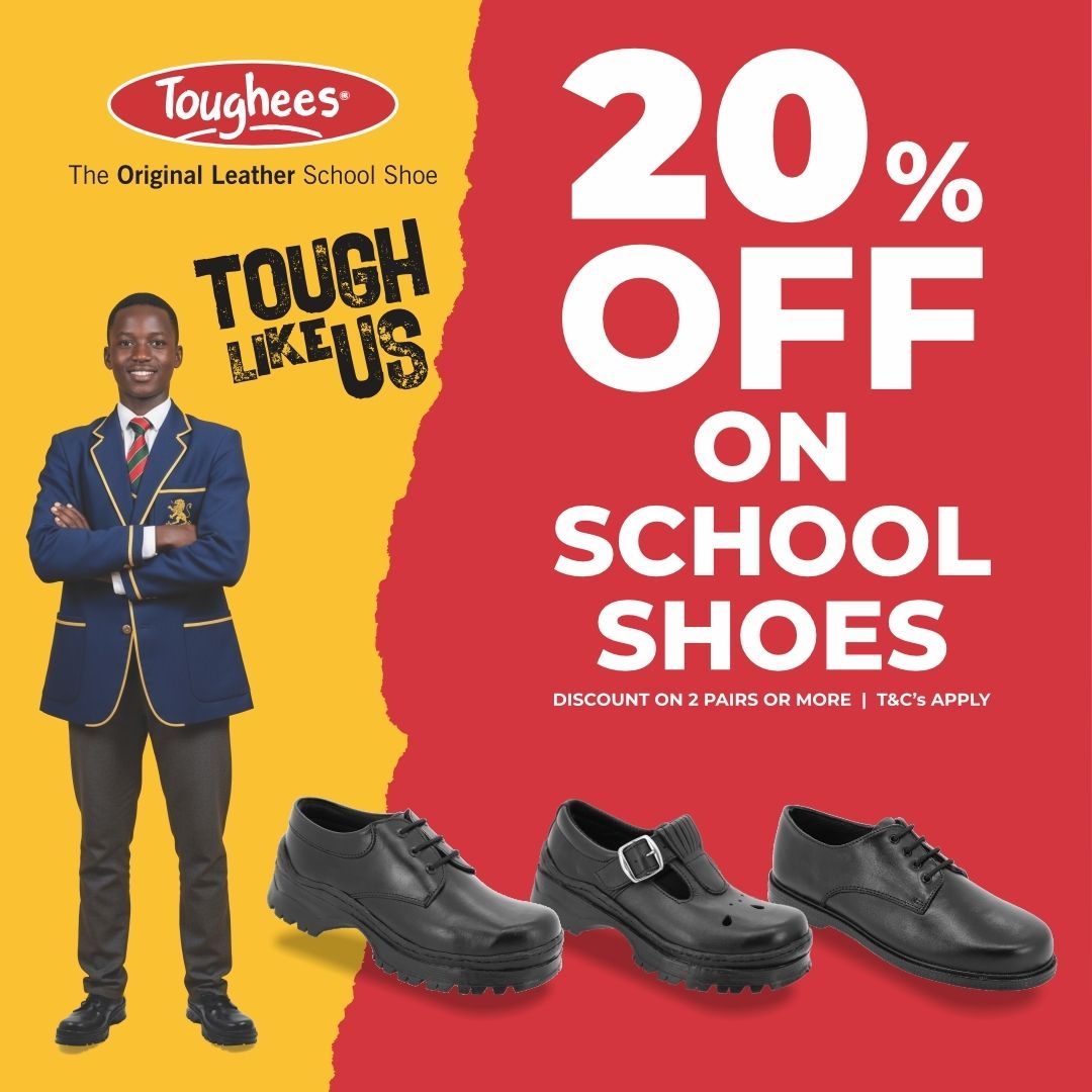 SouthfieldMall's tweet image. Get ready for the new school term with @Batakenya Toughees. Visit Bata today and enjoy 20% OFF when you purchase 2 or more pairs #Batatoughees #BackToSchool #BataShoes