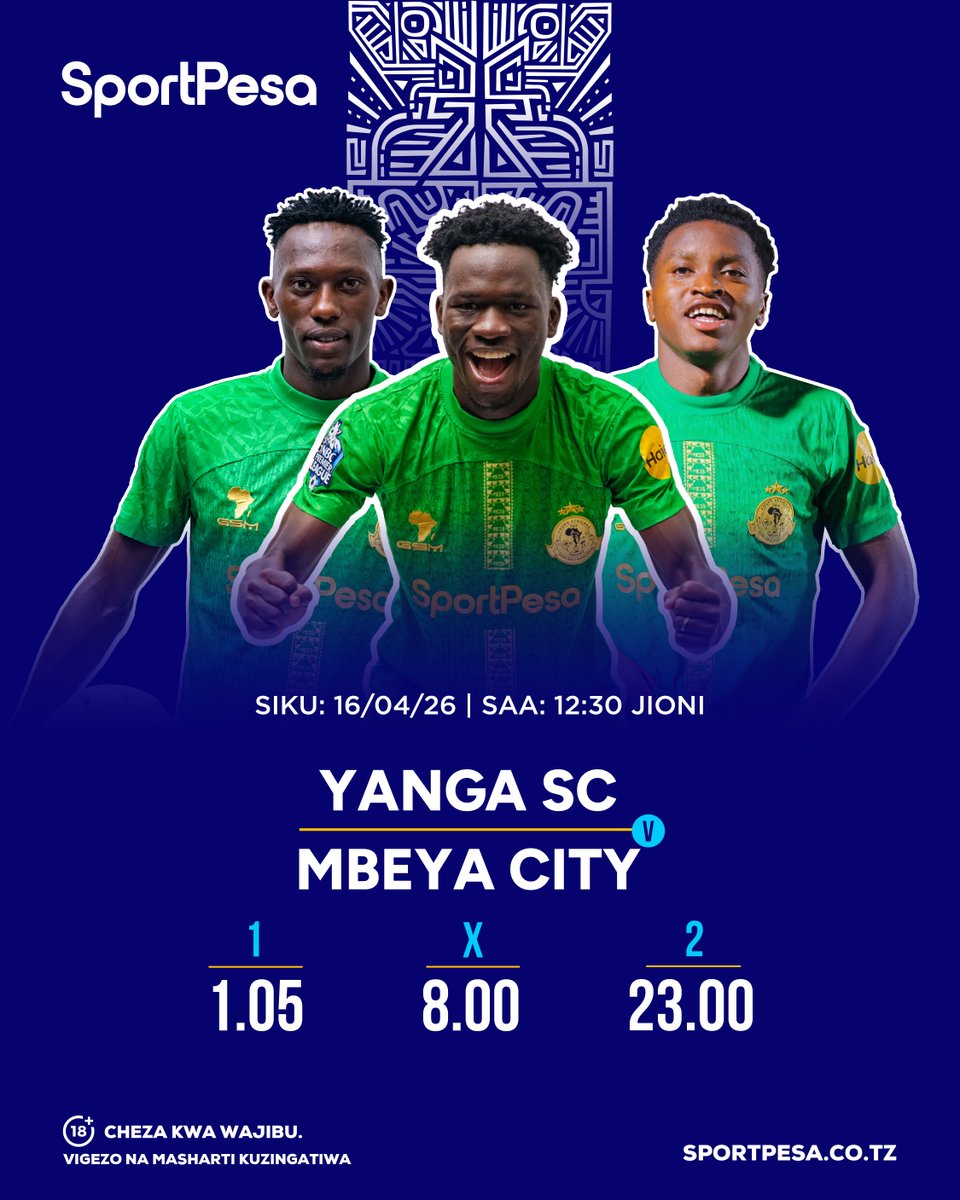 TZSportPesa's tweet image. Tunashuka KMC na mikeka tunaweka kwa wananchi sio wakuu?

Yanga 🆚 Mbeya City

Bet na *150*87#, App au sportpesa.co.tz 

#sportpesa #sportpesaushindiuendelee #makeitcount