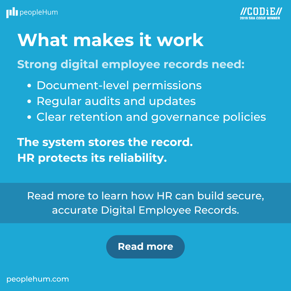PeopleHum's tweet photo. A digital employee record is the single source of truth for an employee’s details across the lifecycle—documents, role history, compensation, attendance, and more.
👉Read the full glossary here: https://t.co/jRyXJURIF8
#HRTech #PeopleAnalytics #EmployeeData #SingleSourceOfTruth https://t.co/Z4NAtp32Z0