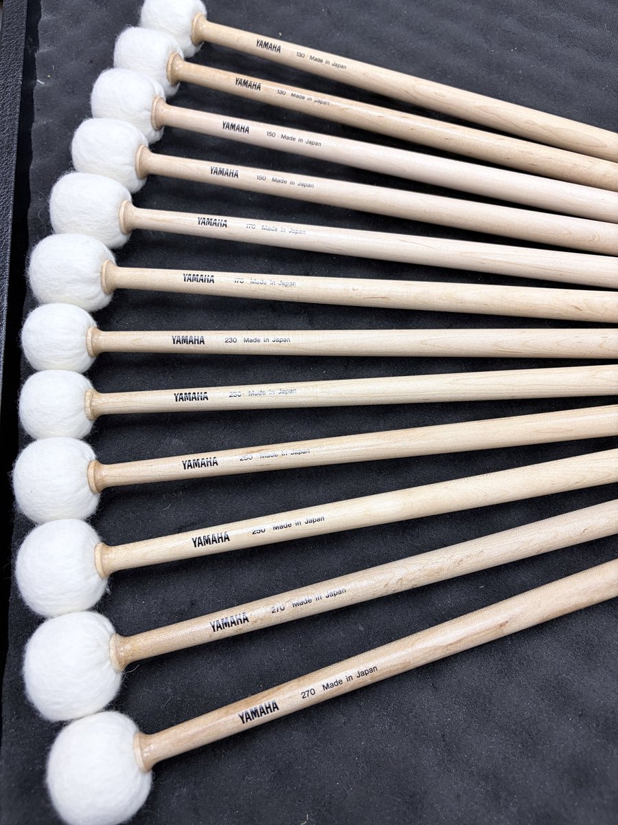 来週の本番で使うマレット😉