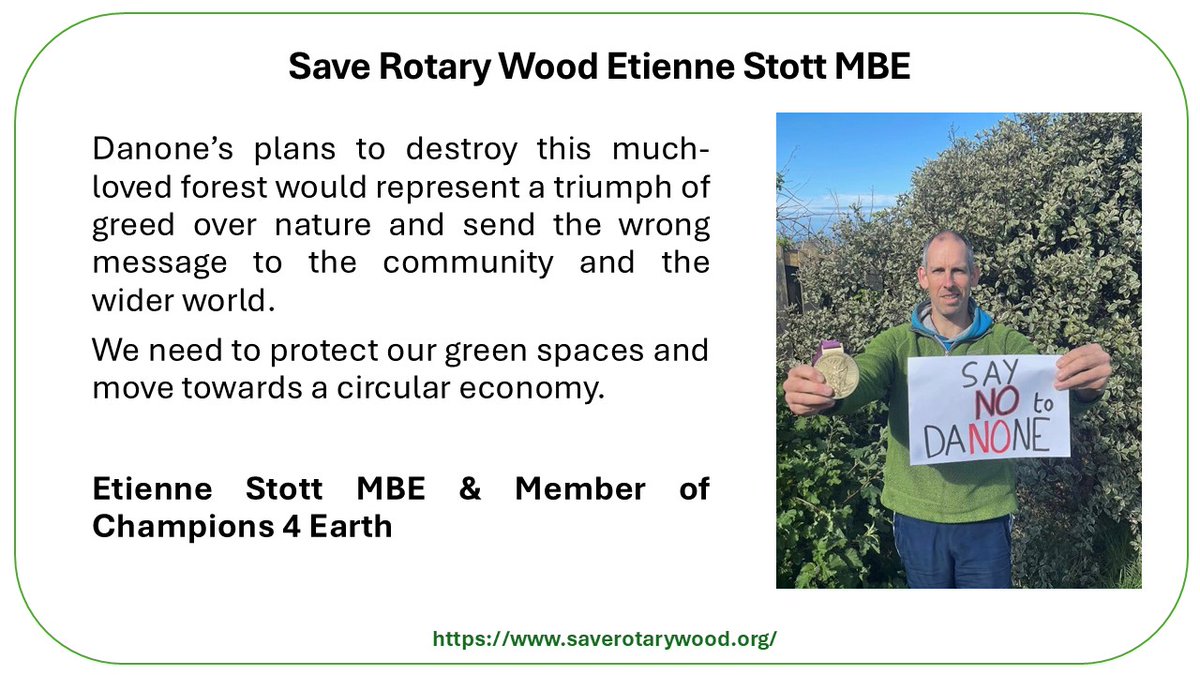 PinewoodsHgt's tweet image. Amazing to have support from @EtienneStott regarding our #SaveRotaryWood campaign.

Key planning meeting tomorrow to stop @Danone  from destroying public woodland.

saverotarywood.org
#SaveRotaryWood #Harrogate