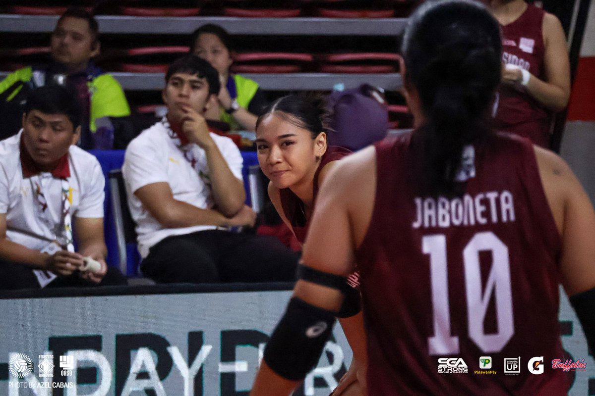 upwvt's tweet photo. The Fighting Maroons will strive to end #UAAPSeason88 on a high note as they face the Final Four-seeking UST Golden Tigresses on April 19 at the MOA Arena.
#UPForMore
#nowheretogobutUP
#SugodUP #LabanUP #UPFight https://t.co/eGmNnFEdJX