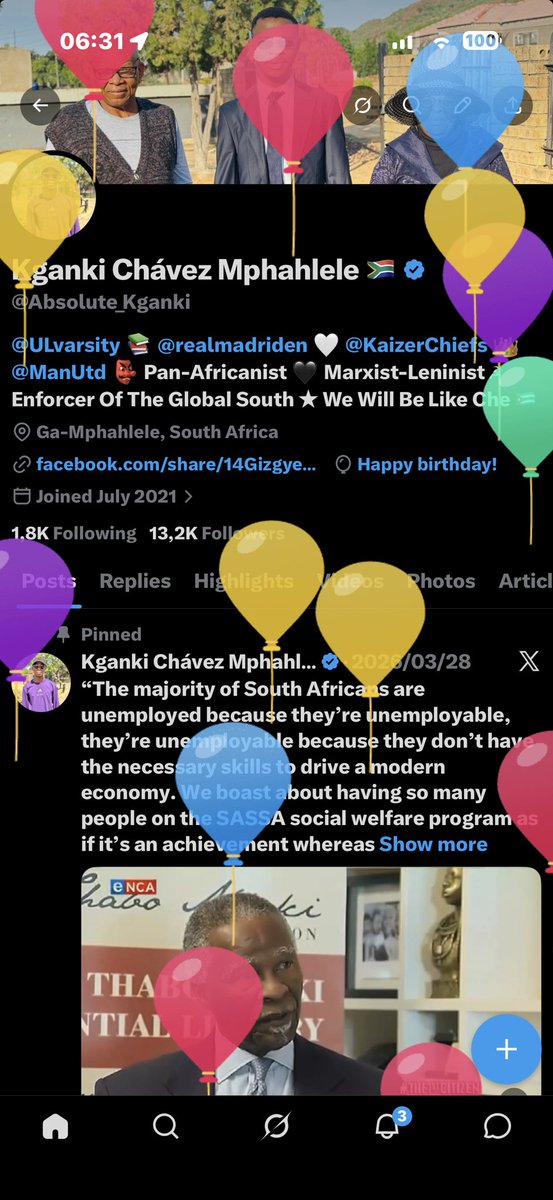 Kganki Chávez Mphahlele 🇿🇦 tweet media