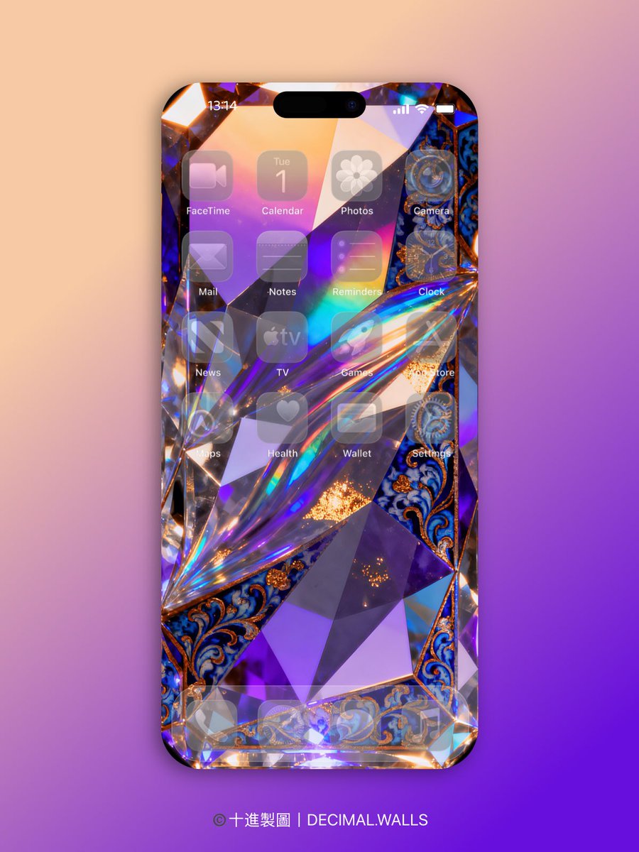 decimalwalls's tweet photo. IOS26 Crystal Art Texture ”Prism Dream“丨Original Wallpaper

©️十進製圖丨DECIMAL.WALLS

#wallpaper https://t.co/GjW5KFh14D