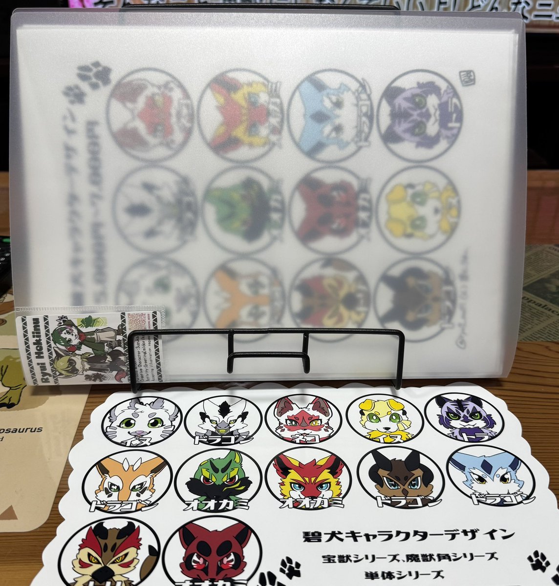 ryui_mail's tweet photo. 関西けもケットで
【A-15】TIGER WINGSの
売り子します🐶
コソッとキャラデザを
置かせてもらうので是非
見ていってください！🐺✨
※キャラは出ません🙇‍♀️
#関西けもケット１１ https://t.co/eafqaeFS6s