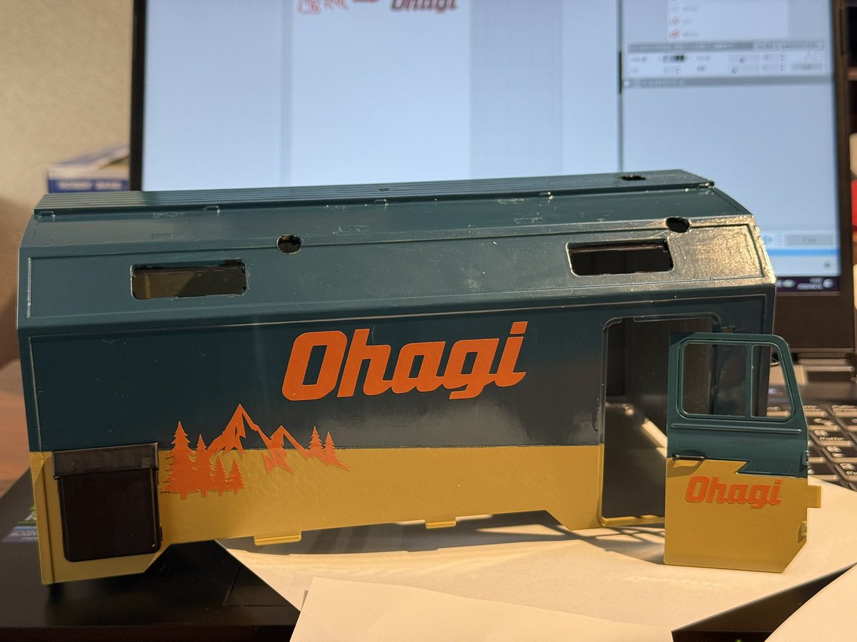 Closingwork_NY's tweet image. 水辺さんからいただいたカッティングマシンでテストプリント❗️
ごっつええ感じ、、、

#ラジコン
#WPL
#B36