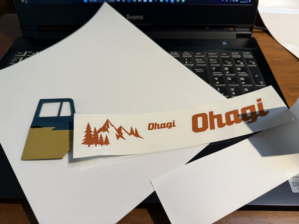 Closingwork_NY's tweet image. 水辺さんからいただいたカッティングマシンでテストプリント❗️
ごっつええ感じ、、、

#ラジコン
#WPL
#B36