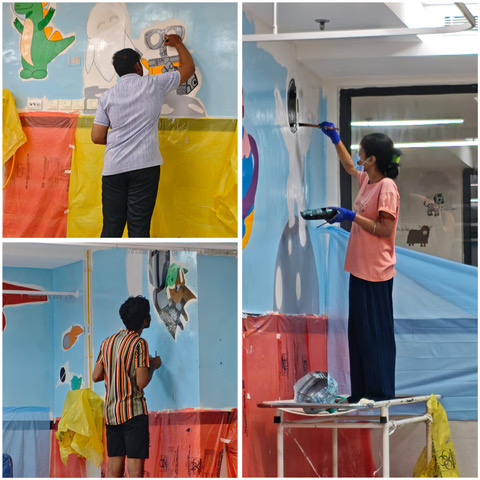 mangalAiimsAP's tweet image. Transforming walls into messages of change 🎨✨
MBBS students brought creativity to life through vibrant wall paintings, spreading awareness on #cleanliness and #hygiene as part of Swachhata Pakhwada 2026.
#SwachhataPakhwada #CleanIndia #YouthForChange #MedicalStudents