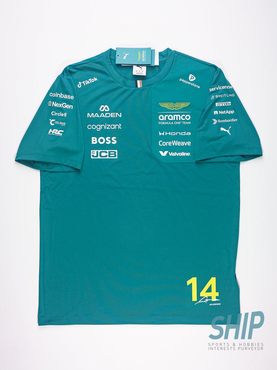 SportsPurveyor's tweet photo. New drop
2026 Aston Martin Alonso driver tee
#ready2SHIP https://t.co/olEw0mkoGC