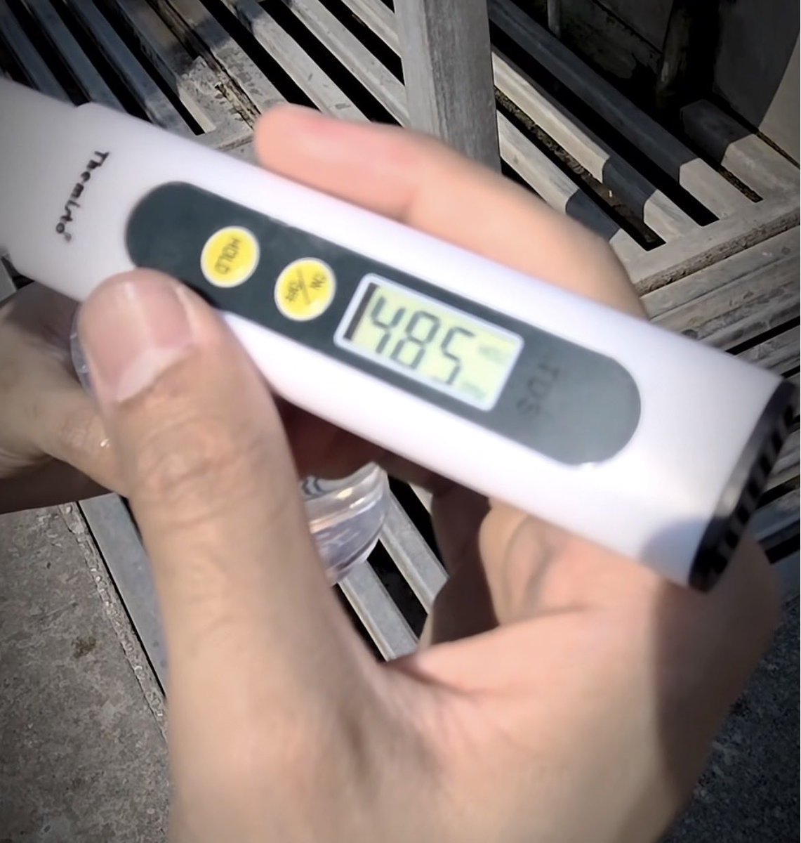 Reality Check 💧

A boy tested govt. tap water quality in different places (railway stations, bus stops, and government hospitals).

Normal drinking water should be between 50-200 ppm.

After testing, the results that came will shock you:

Railway stations ~ 485 ppm  
Bus