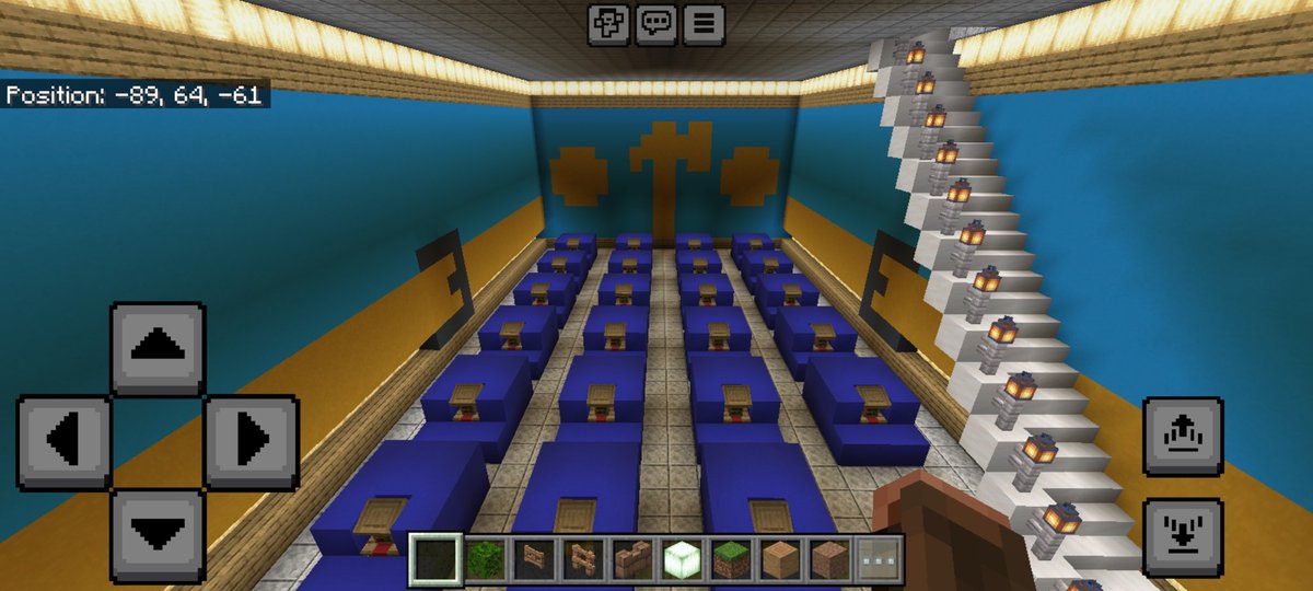 KingSlimeWizzy's tweet photo. #minecraft #minecraftbuilds #gamer #gaming #worldbuilding 

I made a building to store my town records like the history buildings were finished.

I made it look like the nice landers building from Wreck it Ralph. I have more pics but here's my favs, it's fully decorated inside. https://t.co/kKFDa8R4F6