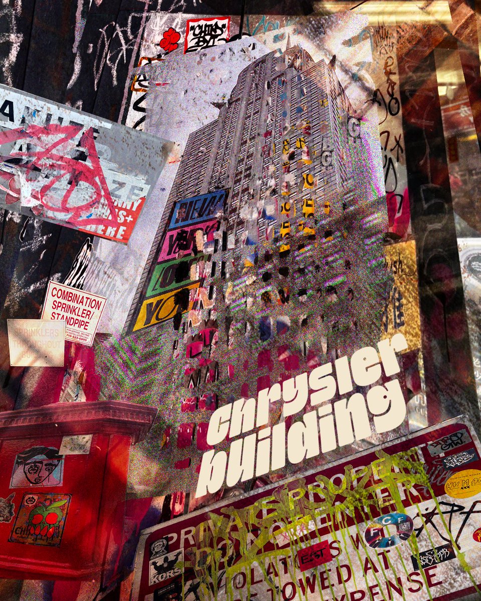 matesse_art's tweet image. 365 POSTER PROJECT
Day 23: Chrysler building

Digital collage

East side gang graffiti. Rappers

#365days #graphicdesign #poster #newyork #eastside