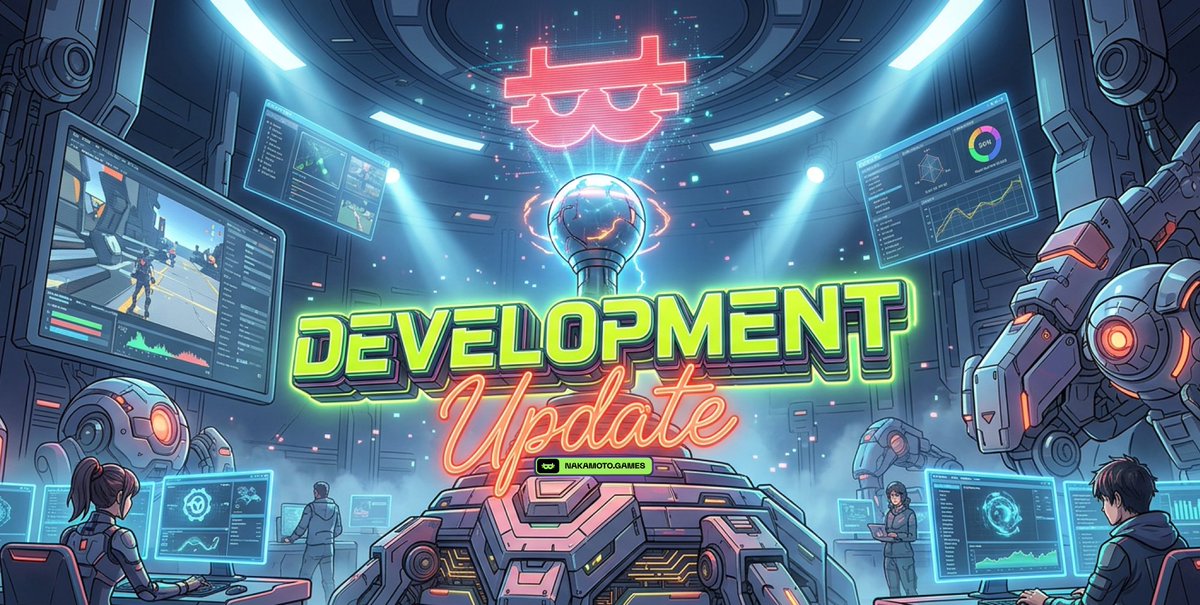 📢🚀 NAKAMOTO GAMES - WEEKLY DEVELOPMENT UPDATE 📢🚀

The momentum continues. The ecosystem is expanding across every vertical, from live game releases to deep backend upgrades, from Web2 onboarding to scalable infrastructure. This is what relentless building looks like.

🔥