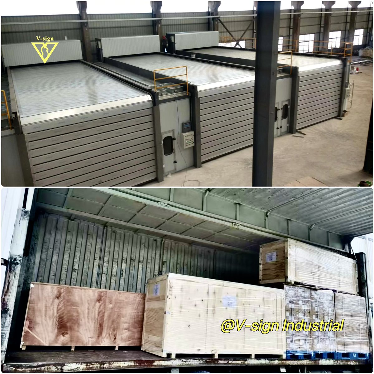 ChorryCheng's tweet photo. Today news: S-shape aluminum rapid spiral door delivered to India.
It’s used for covering and protection machines.
L-shape, Horizontal, Vertical, Normal standing types available based on client's installation situation.
Multiple uses in the workshops.
https://t.co/H5EO27vWzO https://t.co/fLbOgPy9W6