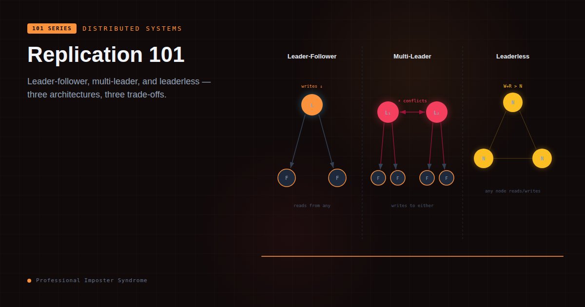 hackernoon's tweet image. Understand the three main replication models and how they shape failure handling, write paths, and consistency guarantees.
#softwarearchitecture #softwaredevelopment...Show more