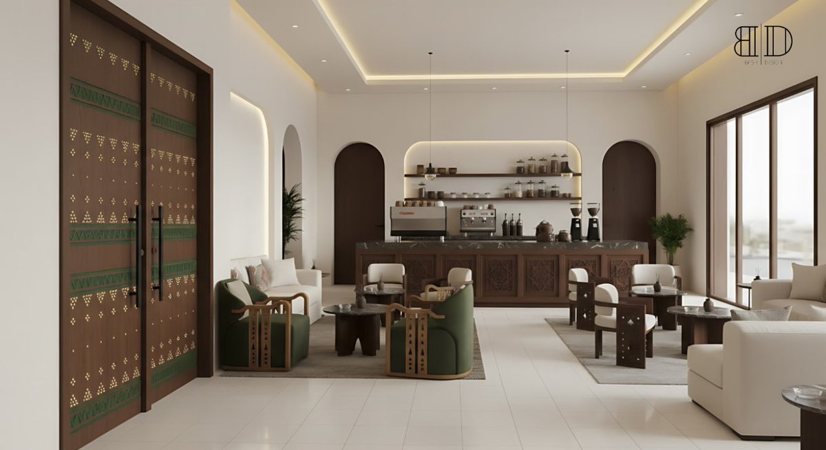 Bashar_SG's tweet image. Dallah

By Bash Design Miami 

@DesignBash 

Bashdesignmiami.com 

#InteriorDesign #LuxuryInteriors #CafeDesign #HospitalityDesign #MiddleEasternDesign #ModernArabic #BoutiqueCafe #DesignInspiration #InteriorStyling #LuxuryLifestyle #ArchitectureLovers #WarmMinimalism
