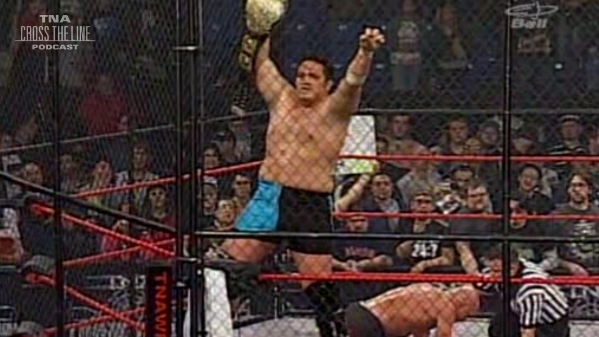 CrossTheLineTNA's tweet image. AND NEW!! @SamoaJoe defeats @RealKurtAngle at #Lockdown 2008 to become the new TNA World Champion!

Our next episode covering the next episode of iMPACT! drops tomorrow!

#TNAWrestling #TNAiMPACT #Wrestling