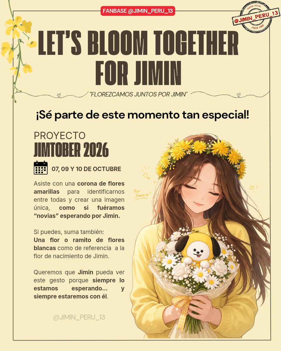 FANBASE JIMIN PERÚ 🇵🇪 tweet media