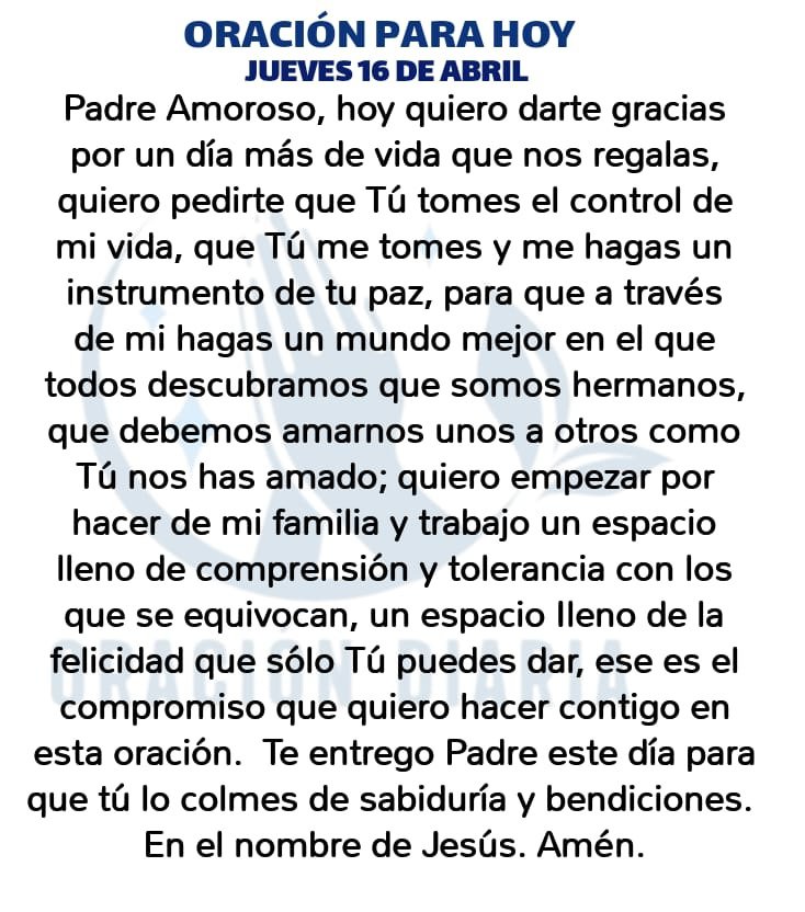 Oración Diaria®™ tweet media