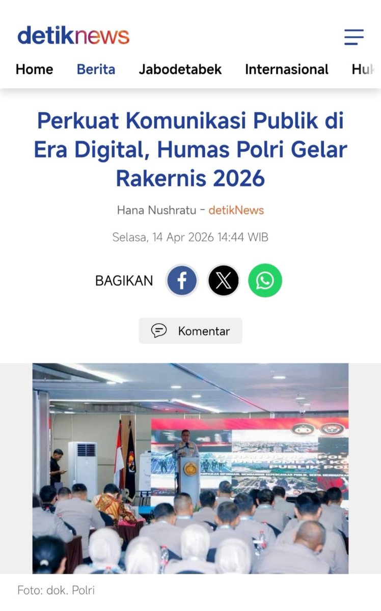 humas polri terus meningkatkan kualitas komunikasi publik demi mendukung program pemerintah #WujudkanAstaCita Berperan Aktif Menyukseskan yaa