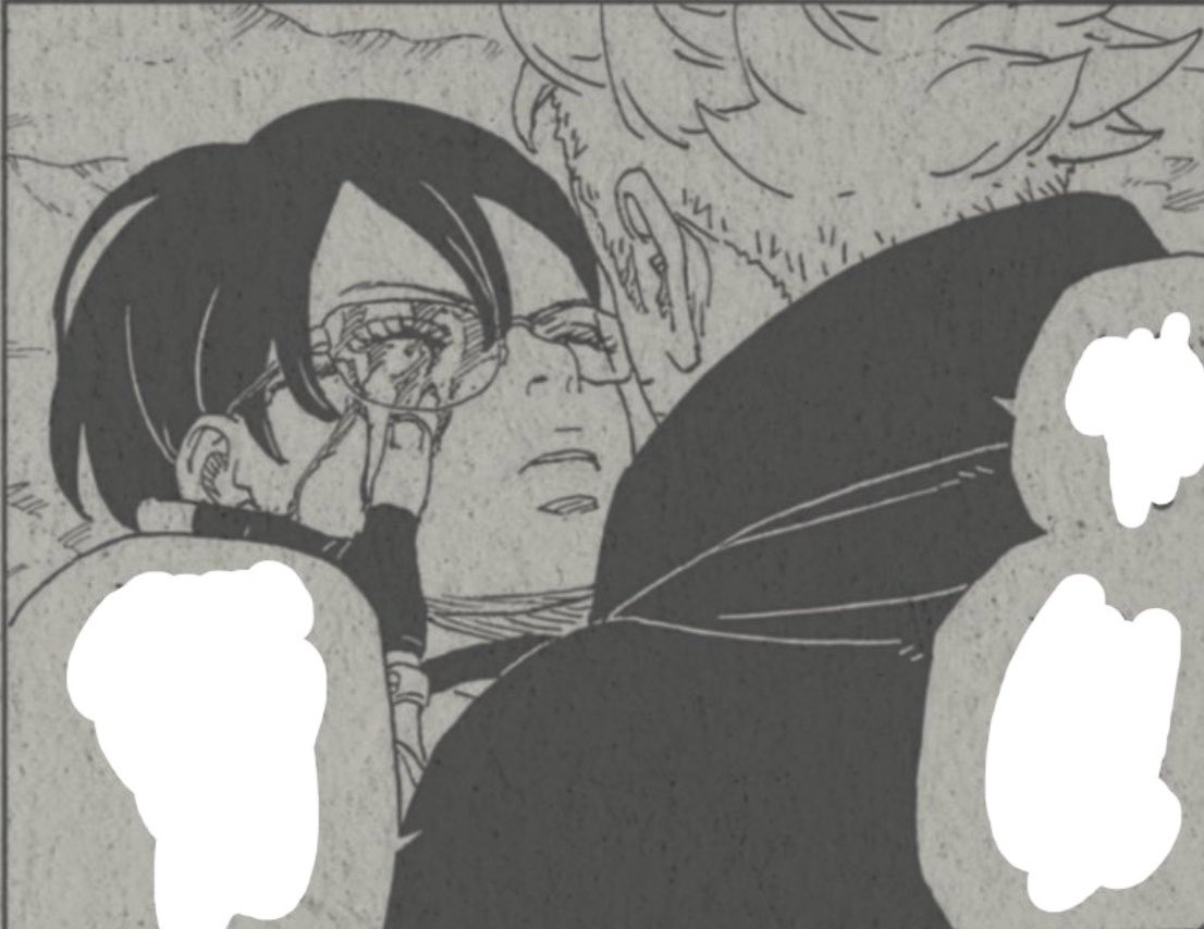 THAT SOFT GAZE??? THAT PROTECTIVE HOLD??? 😭💖
HE’S CLINGING TO HER LIKE SHE’S HIS WHOLE WORLD EVEN WITH DANGER EVERYWHERE, AND YOU STILL WANNA SAY BORUTO DOESN’T HAVE FEELINGS FOR SARADA??! BE SERIOUS 😭🔩🥗