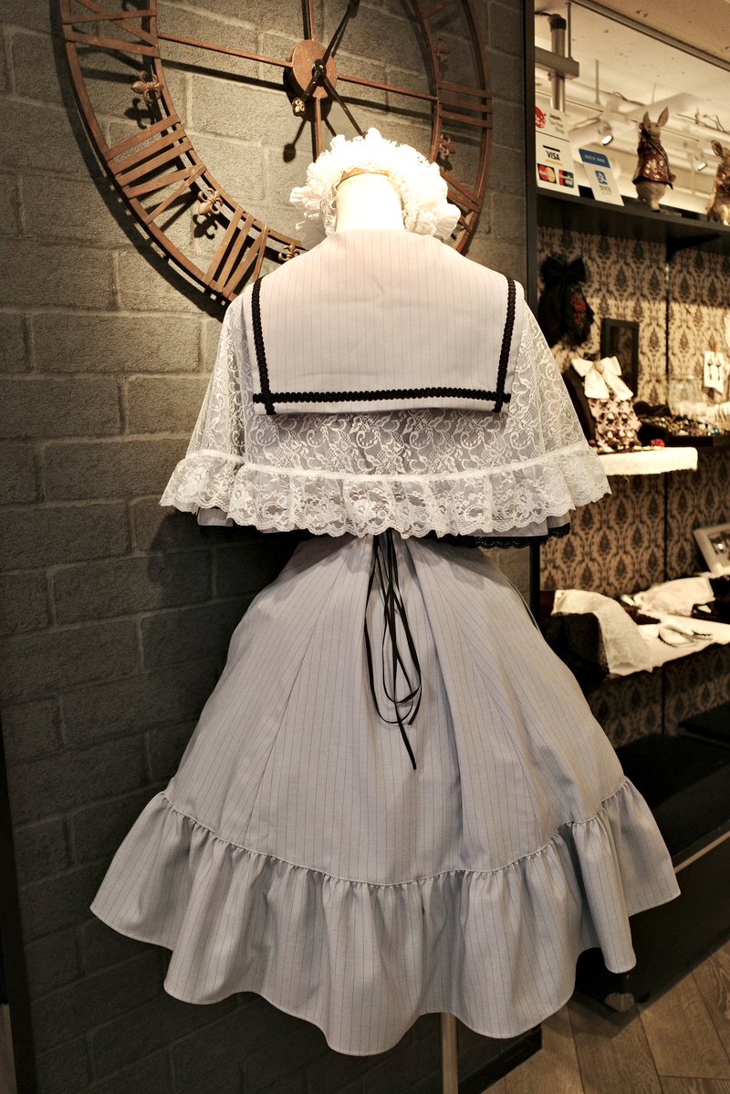 🎀夏のお嬢様ドレス🎀

◆OP・ロレンス
color：Black,Gray
size：M、L
¥41,800(tax in)

◆レースエプロン
color：Black、White
¥8,800(tax in)

◆ヘッドドレス/Nascita
¥8,800（tax in）

#MIHOMATSUDA 
#ミホマツダ