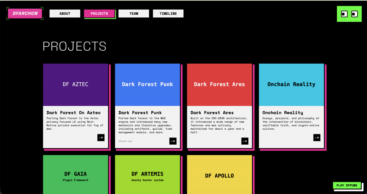 ddy_mainland's tweet photo. Our new @DFArchon website is live 💐
It's a bit quirky, but I really like the style!

It introduces the main projects we've worked on in the past, the core members of the community, and the key experiences of the past five years!

If you'd like to learn about our journey, welcome to visit this website!

💐 https://t.co/ksEwZHjzY6 💐
💐 https://t.co/ksEwZHjzY6 💐
💐 https://t.co/ksEwZHjzY6 💐