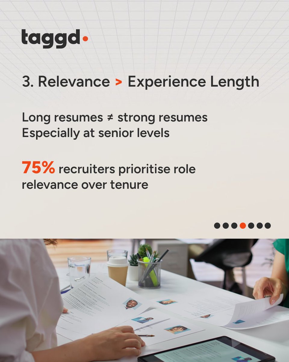 _taggd's tweet image. Your resume isn't getting rejected.
It's getting ignored in seconds.

If your profile isn't working, it's not always your experience.
It's how it's being interpreted.

#Careers #JobSearch #ResumeTips
#HiringTrends #FutureOfWork #CareerGrowth