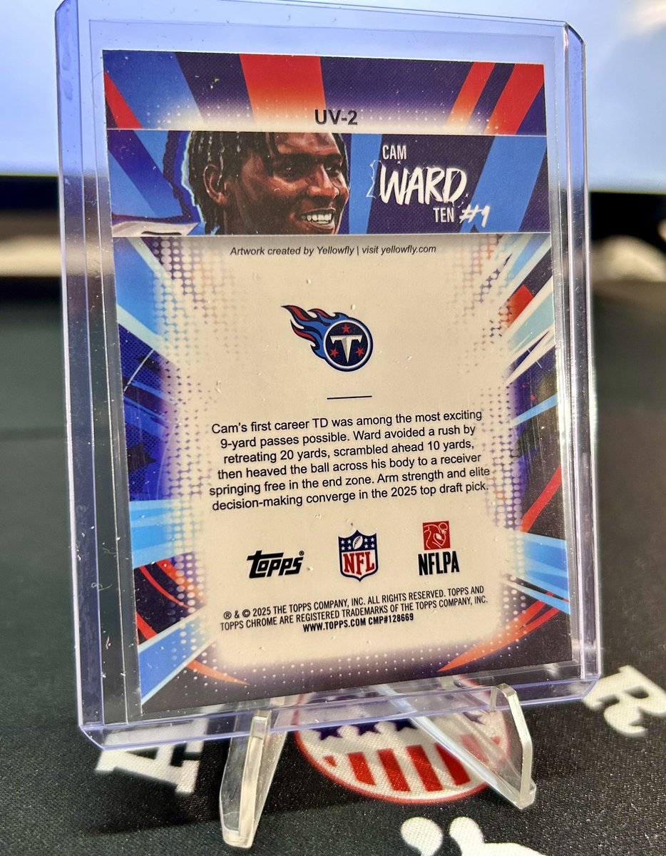 SmokeBreakCards's tweet photo. What a HEATER out of our 1/2 case break….Cam Ward Ultraviolet BANG! https://t.co/JXAEBDzovi