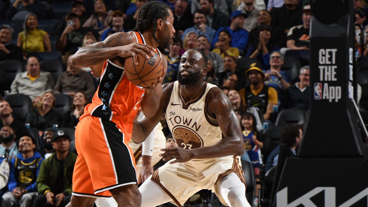 Kawhi when guarded by Draymond Green tonight:

6 points
3/11 FG
4 turnovers
Held to 0 points in the 4th quarter 

PUT KAWHI IN ALCATRAZ 🔒