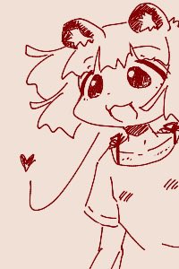 「ちかごろのらくがき1 みみ」|うちうのイラスト