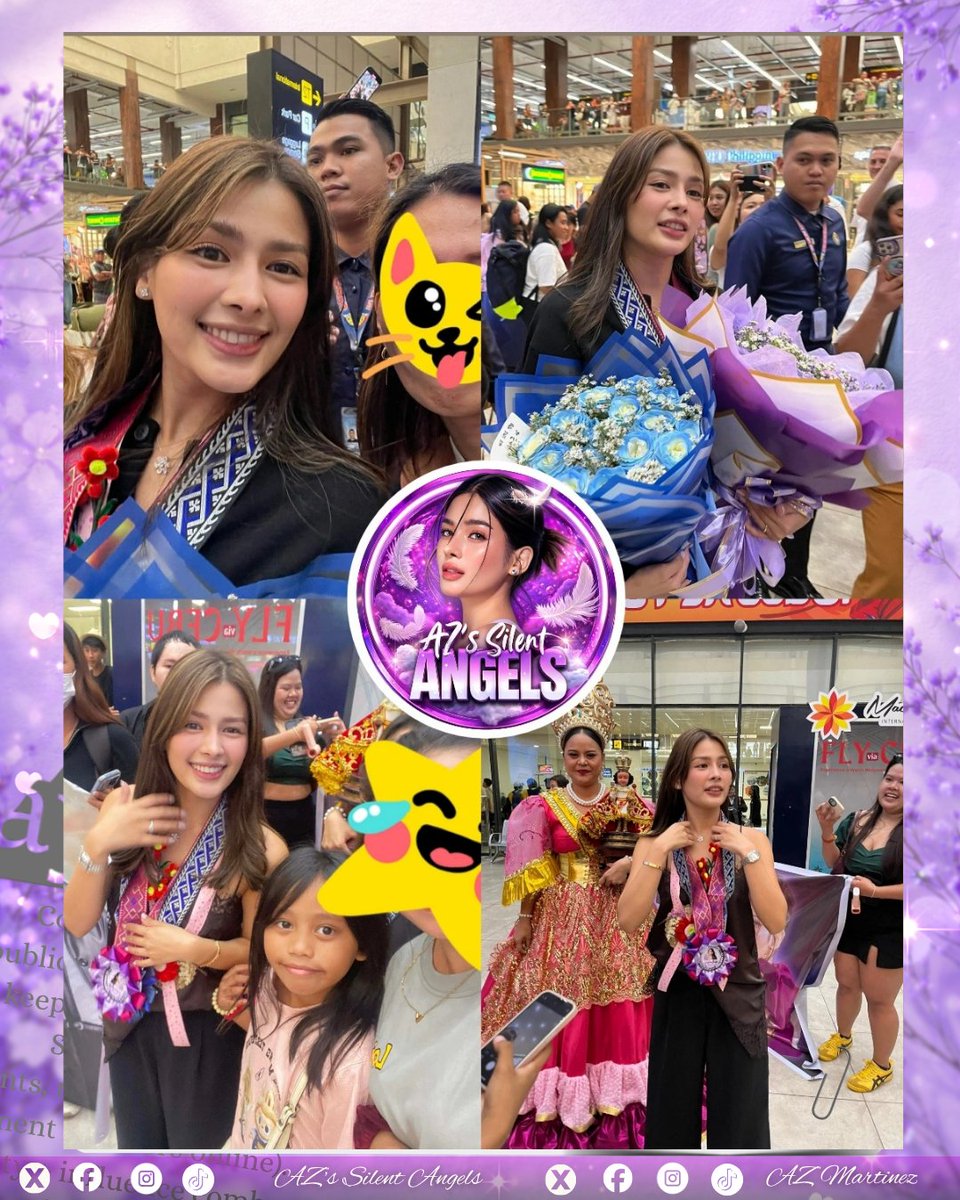 SNAPS FROM OUR AZ’S SILENT ANGELS CEBU CHAPTER TEAM LIVE 

Thank you, Team Live, for your dedication and effort—even on short notice and despite the intense heat, you still made your way to the airport to welcome Az and show your love and support.

Your presence, energy, and