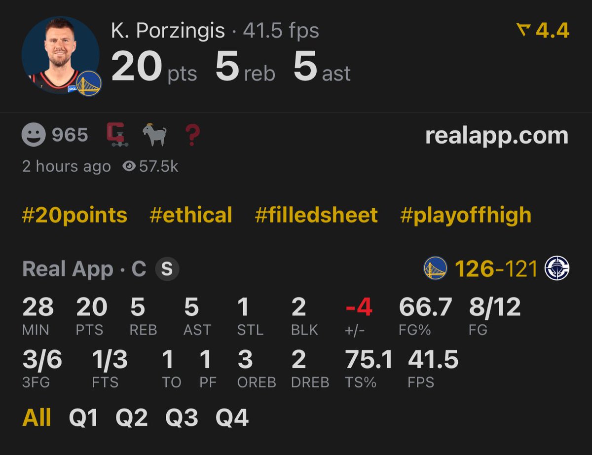 Kristaps Porzingis tonight: