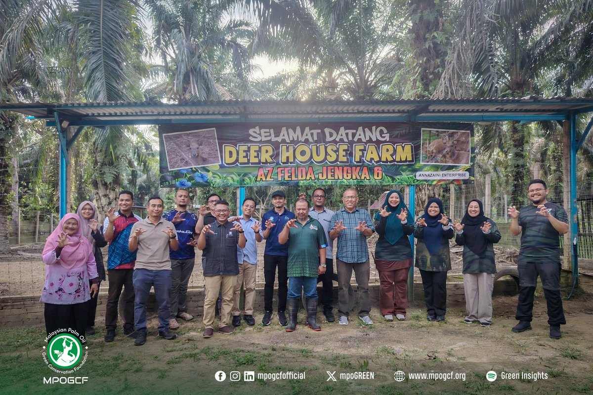 mpoGREEN's tweet photo. LAWATAN PENILAIAN LOKASI CADANGAN PROJEK PEMBIAKBAKAAN SPESIES MANGSA HARIMAU MALAYA

MPOGCF bersama PERHILITAN dan FELDA telah menjalankan lawatan penilaian tapak dari 7–10 April di enam lokasi berpotensi di Johor, Pahang dan Negeri Sembilan. https://t.co/tJpQbxw6tE