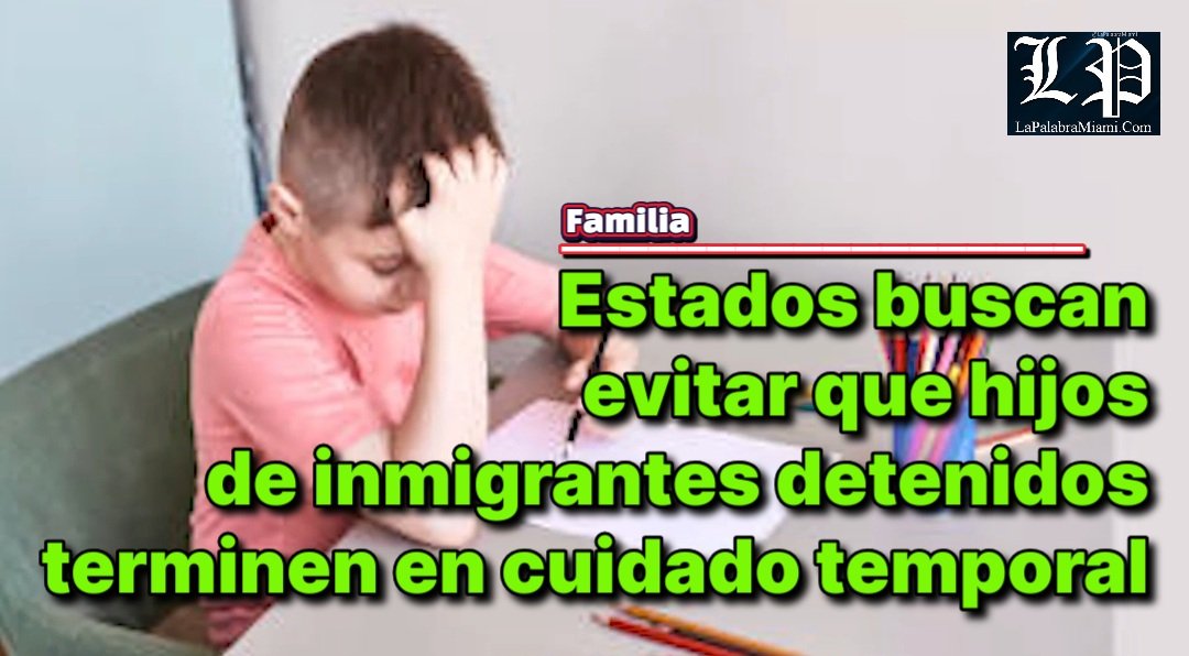 #EEUU| Estados buscan evitar que hijos de inmigrantes detenidos terminen en cuidado temporal

¿Qué está pasando con los hijos de los inmigrantes detenidos?”

Suscríbete al canal, ve y comparte este video: youtu.be/sWtugMaOR8U?si…
