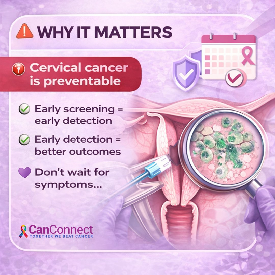 canconnectai's tweet image. Scared of a Pap smear? Don't be. 💜 Swipe through to understand exactly what happens — step by step. It's quick, simple, and could save your life. Early detection is always better than late regret. 👉 Book your screening today.
#PapSmear #CervicalCancerAwareness #EarlyDetection