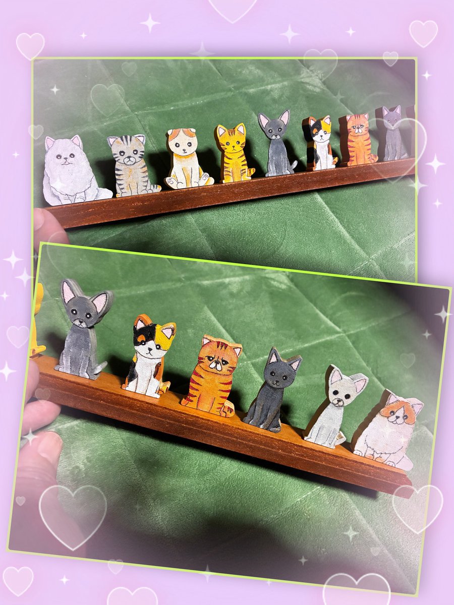 にゃんこが10匹。
可愛いい、
友達から、だいぶ前にキッドもらって、
やっと塗り塗りしたよ。
#猫
#キッド
#にゃんこ
#ミニ