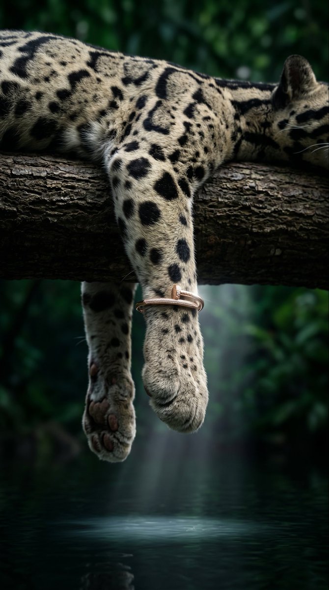 Yuchics's tweet photo. I gave @Cartier to an extinct animal.
She wore it better than anyone. 

The Last Wild · a concept campaign

#aiphotography #aiad #cartier #luxury #fashionphotography https://t.co/PJNLdMOliK