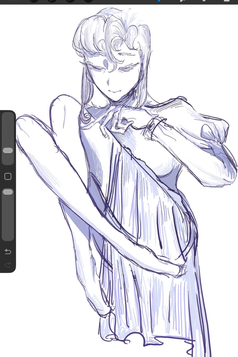 Feel_free_now's tweet image. Posting her again because 
#oc #procreateart #artmoots