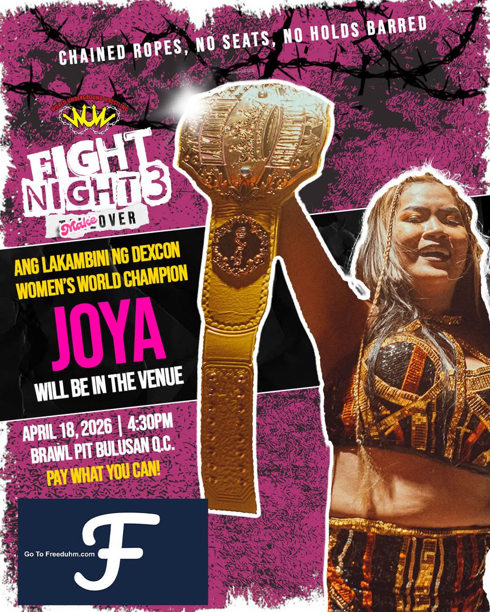 World Underground Wrestling - Philippines tweet media