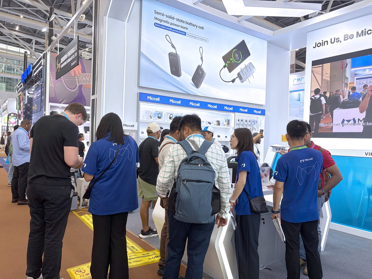 Miccelltech's tweet image. #CantonFair Day 2 is usually when the fair gets even busier.

More visitors, more #conversations, and many interesting #discussions about different #markets around the world. Every conversation gives us #newideas and perspectives.

Meet us at Booth: 20.2 G18–19; F30–31!