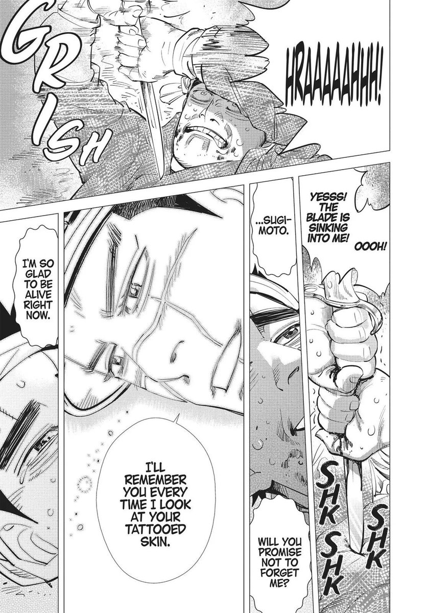 daily golden kamuy panel | MAJOR SPOILERS FOR GK tweet media