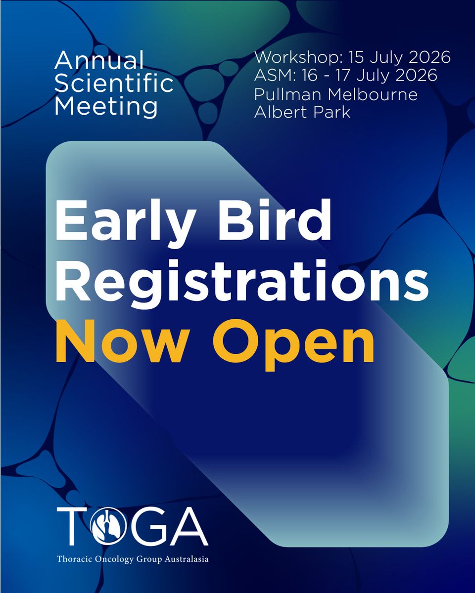 Thoracic Oncology Group of Australasia tweet media