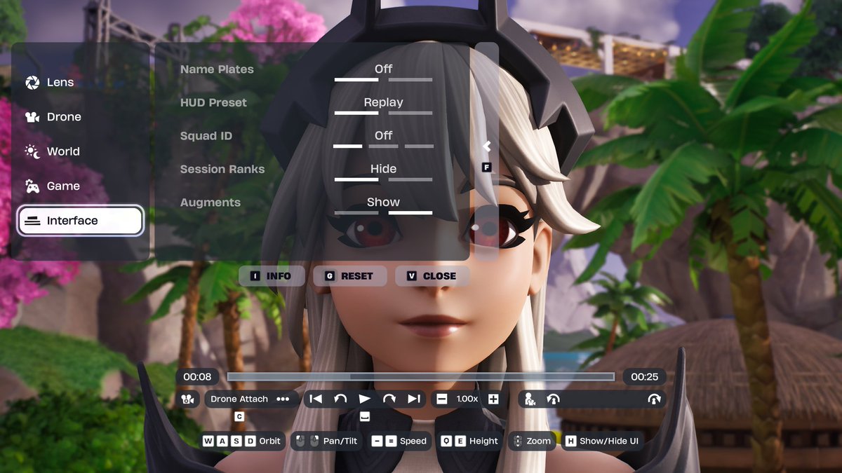 LunaCery's tweet photo. @EpicTofuChris @msdrqcula @ghostysav @itzpumpkinzzz @hannahlinnexe @Slashtbh @notrllysage The biggest is definitely the Lighting tab not showing up on replays of creative maps specifically.
Daylight bug which causes some creative maps to constantly set the time to 12.33
& Drone Free's camera movements are restricted on spawn island in certain directions.
#TeamLexa https://t.co/Hi846FKjLi